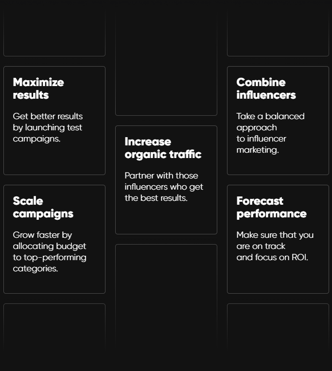 Influencer marketing agency